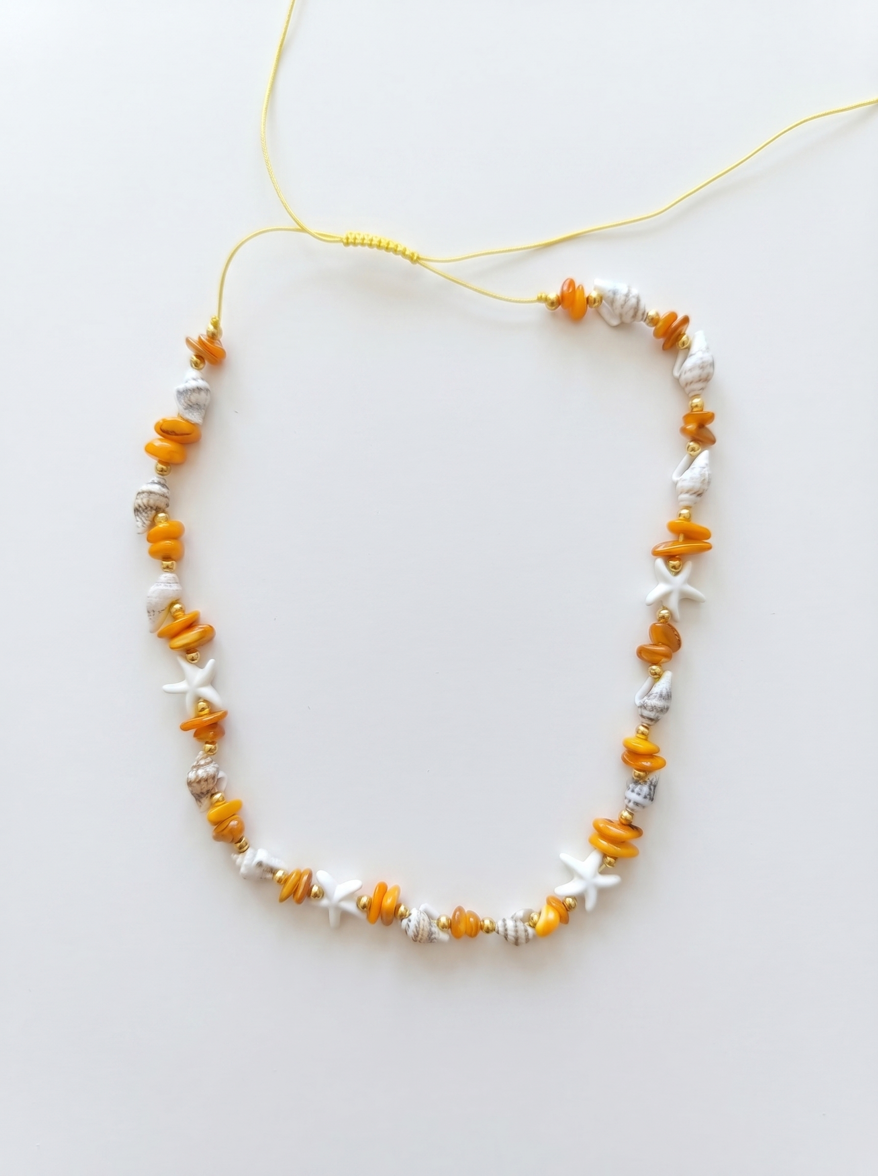 Starfish Tide Amber Kolye