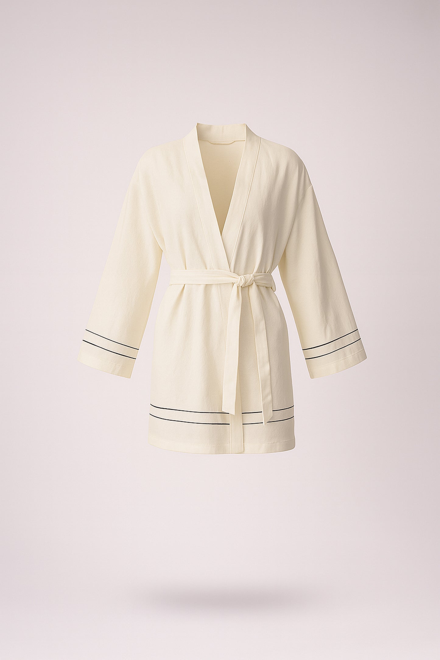 Sharp Silence ( "I Am Not a Quitter" serisi ) Keten Kimono
