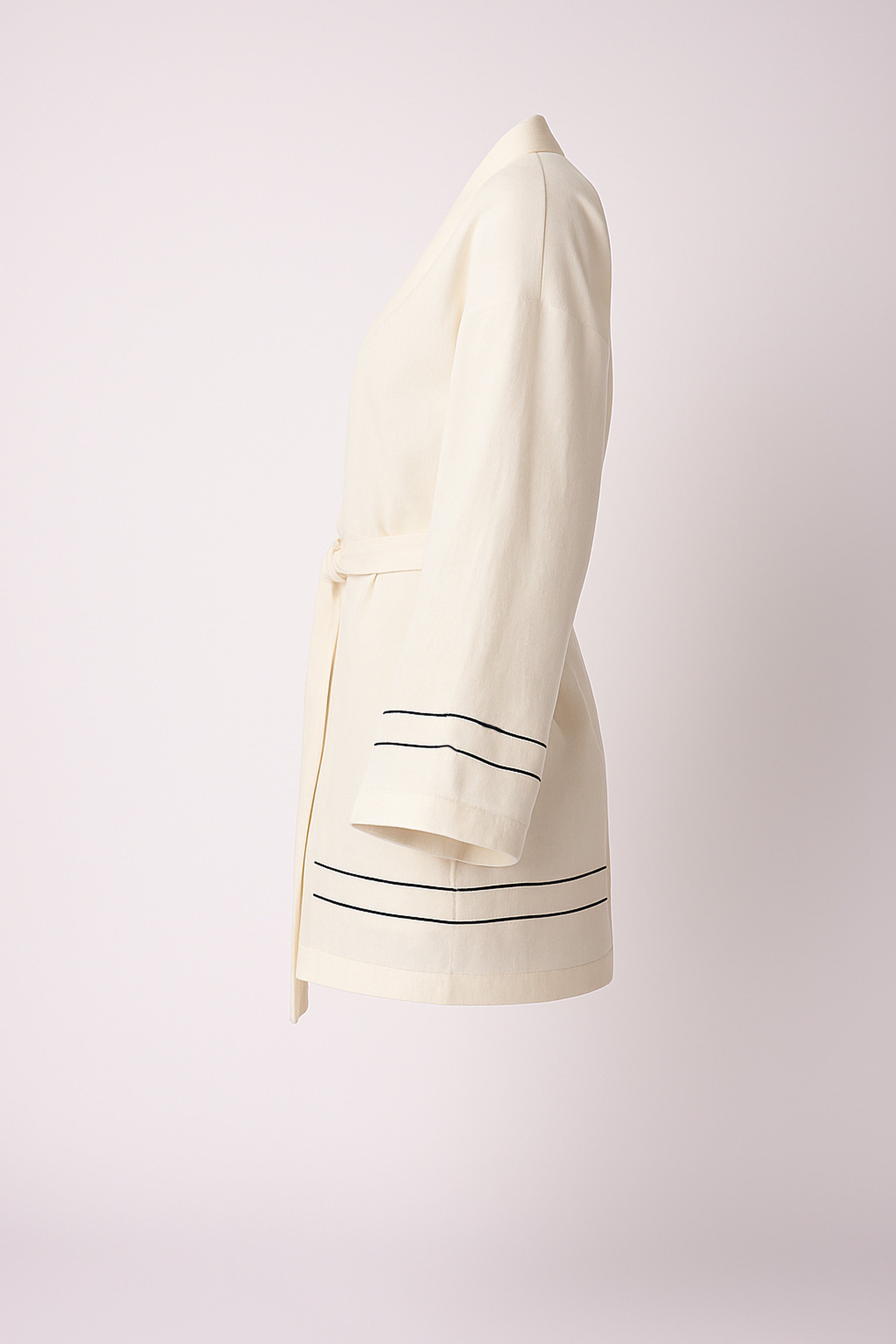 Sharp Silence ( "I Am Not a Quitter" serisi ) Keten Kimono