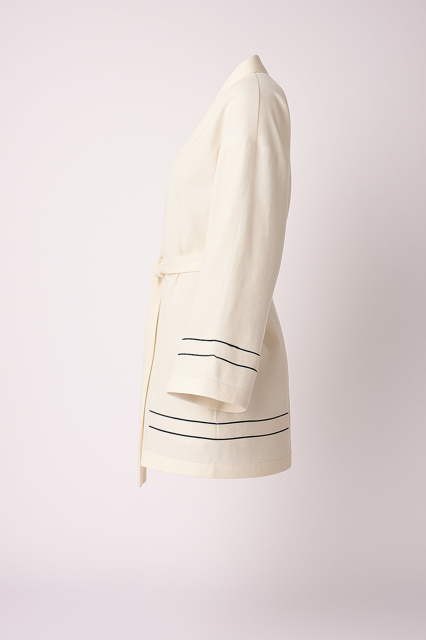 Sharp Silence ( "I Am Not a Quitter" serisi ) Keten Kimono